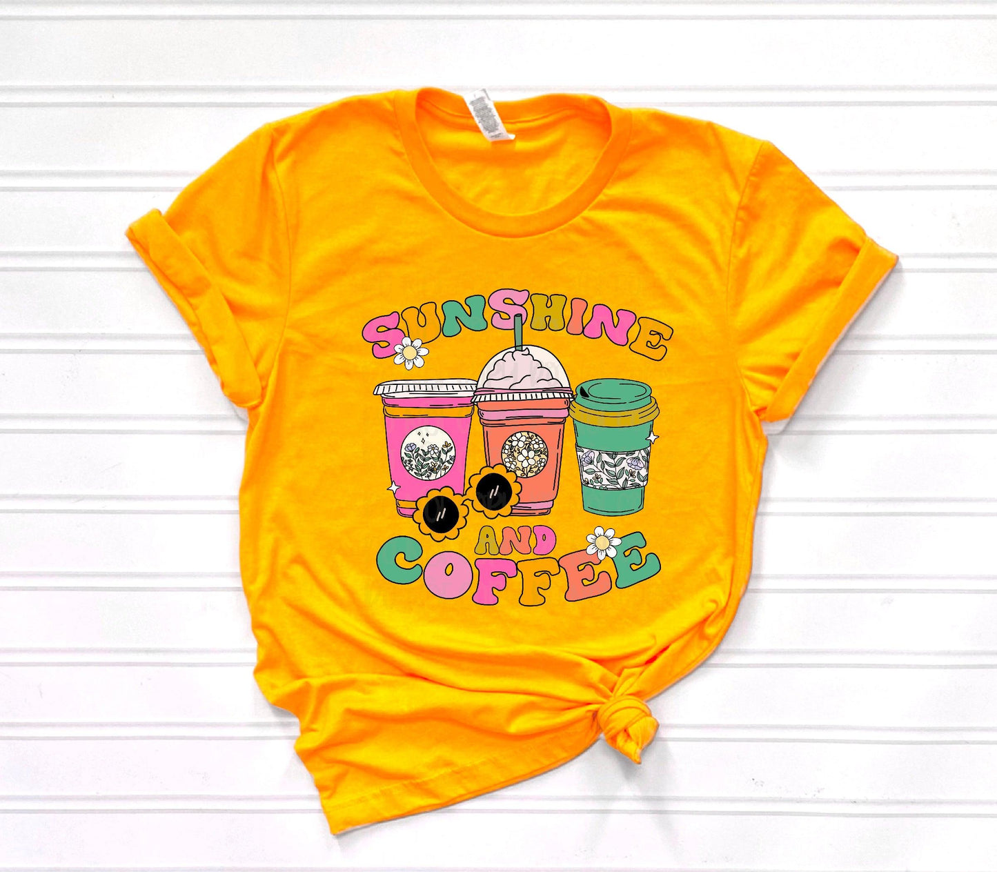 Sunshine and Coffee DTF Transfer