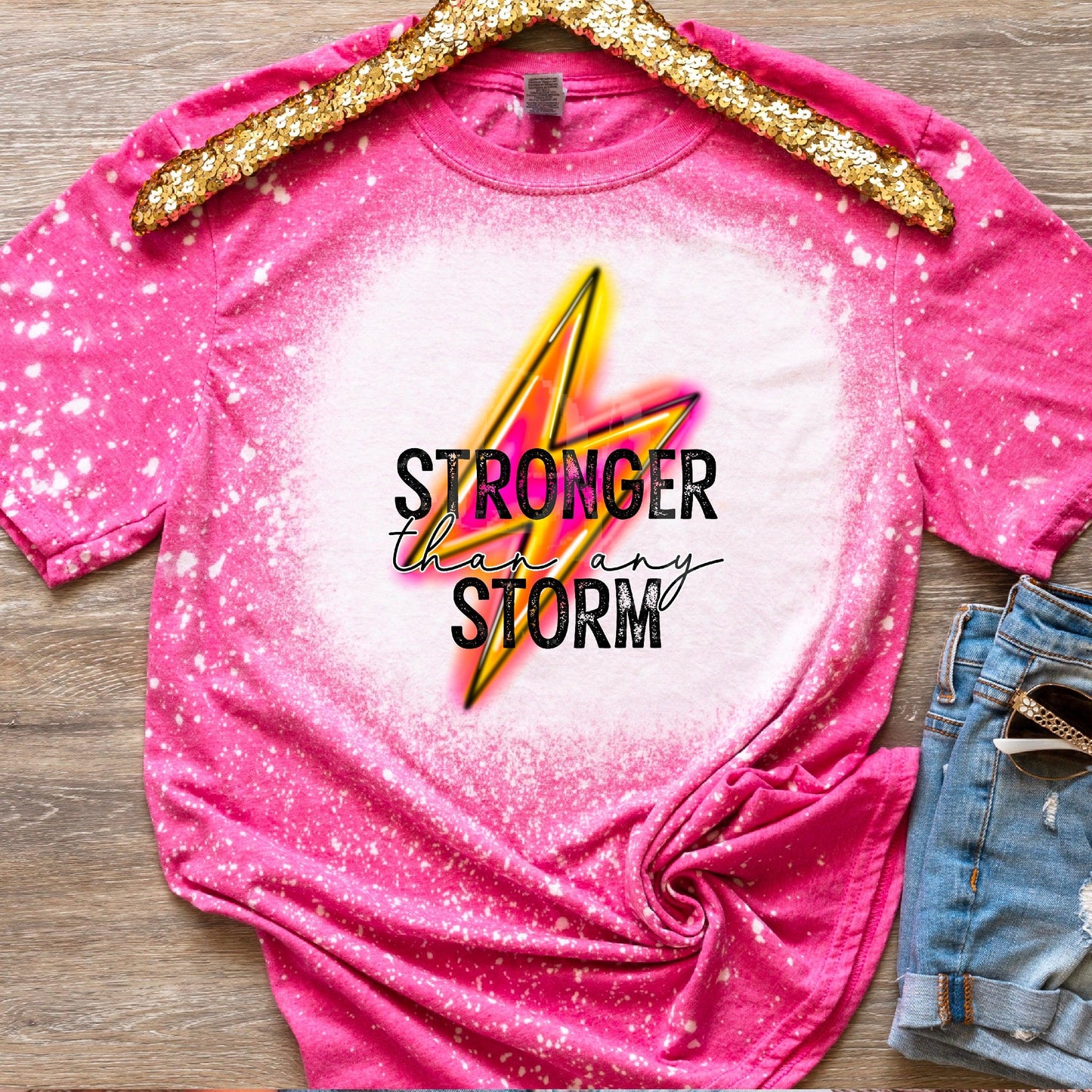 Stronger Than The Storm DTF Transfer