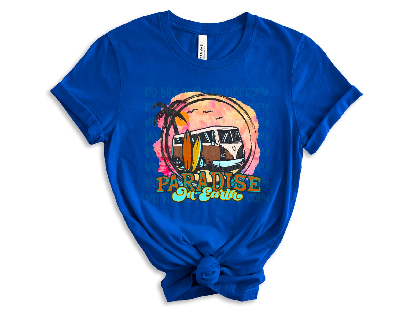 Paradise On Earth DTF Transfer