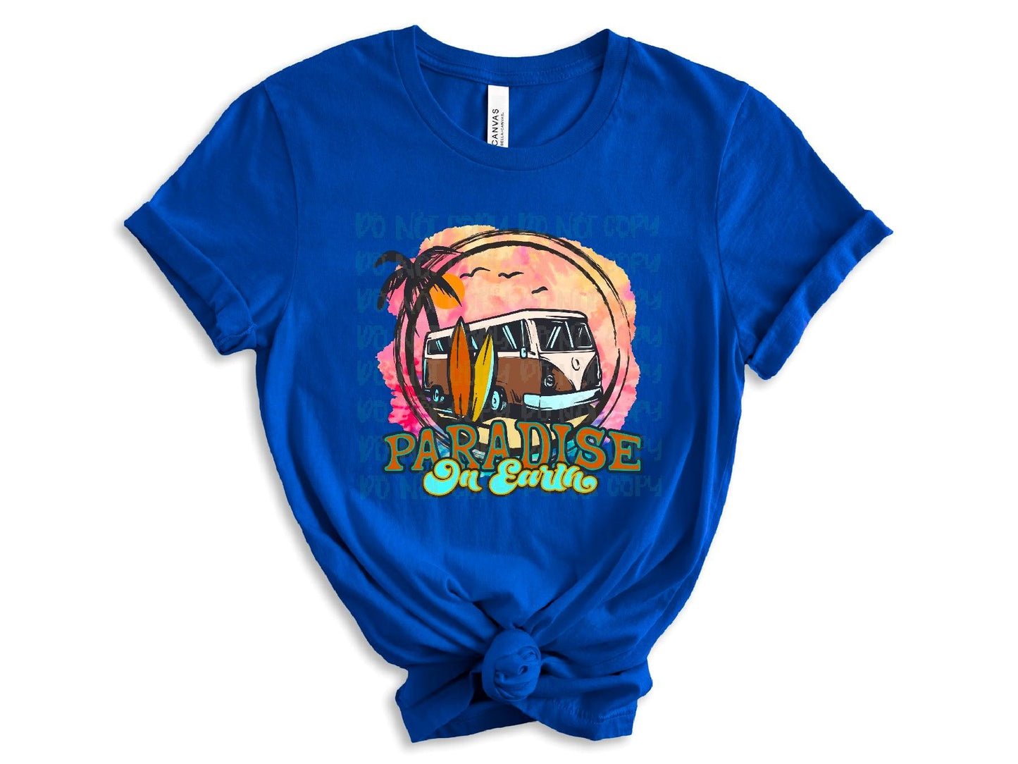 Paradise On Earth DTF Transfer