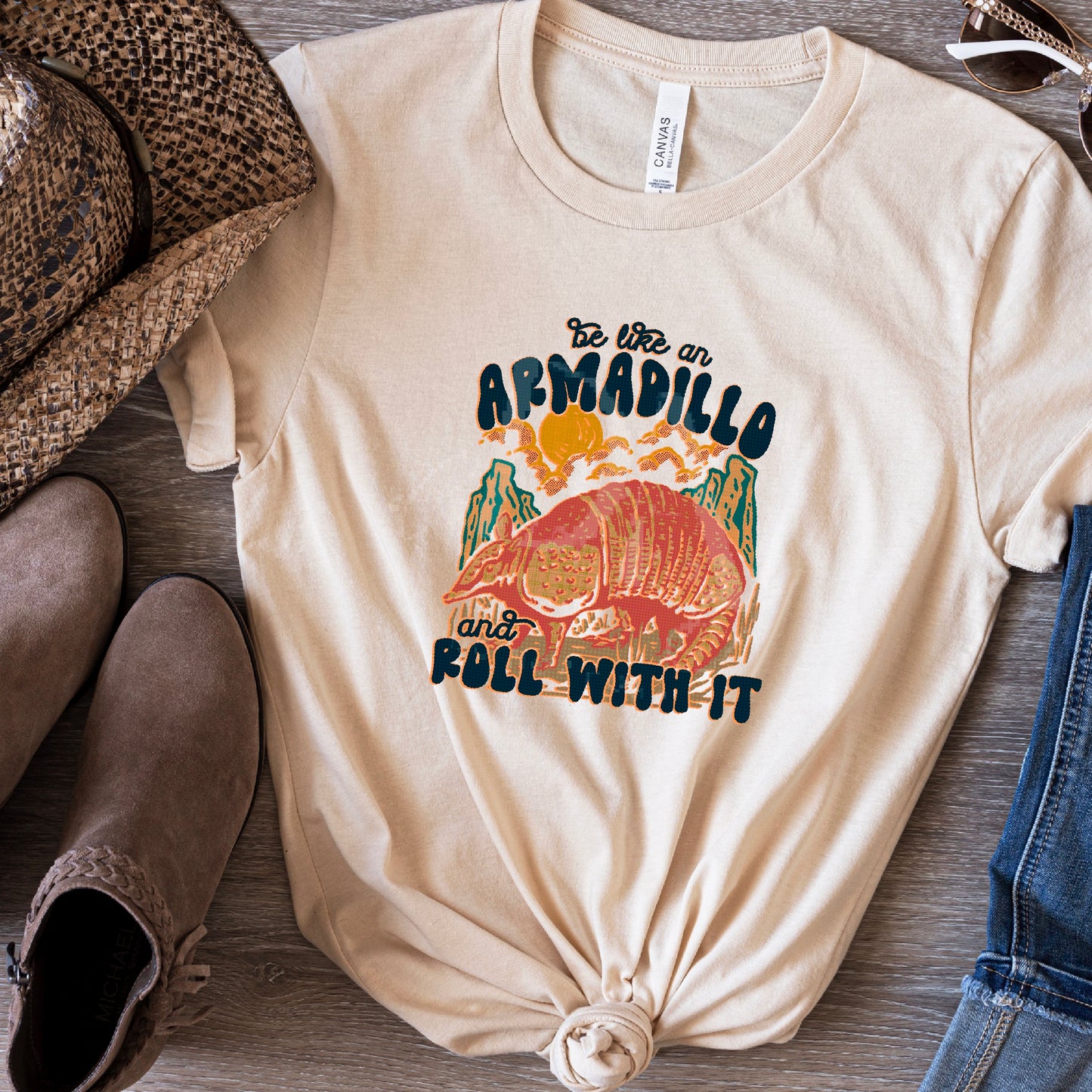 Be Like An Armadillo DTF Transfer