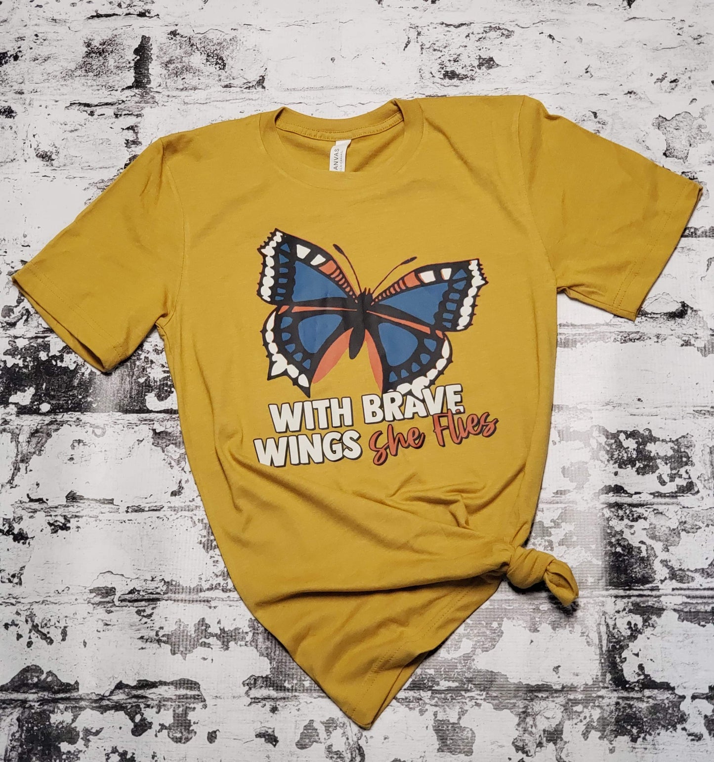 With Brave Wings She Flies DTF Transfer