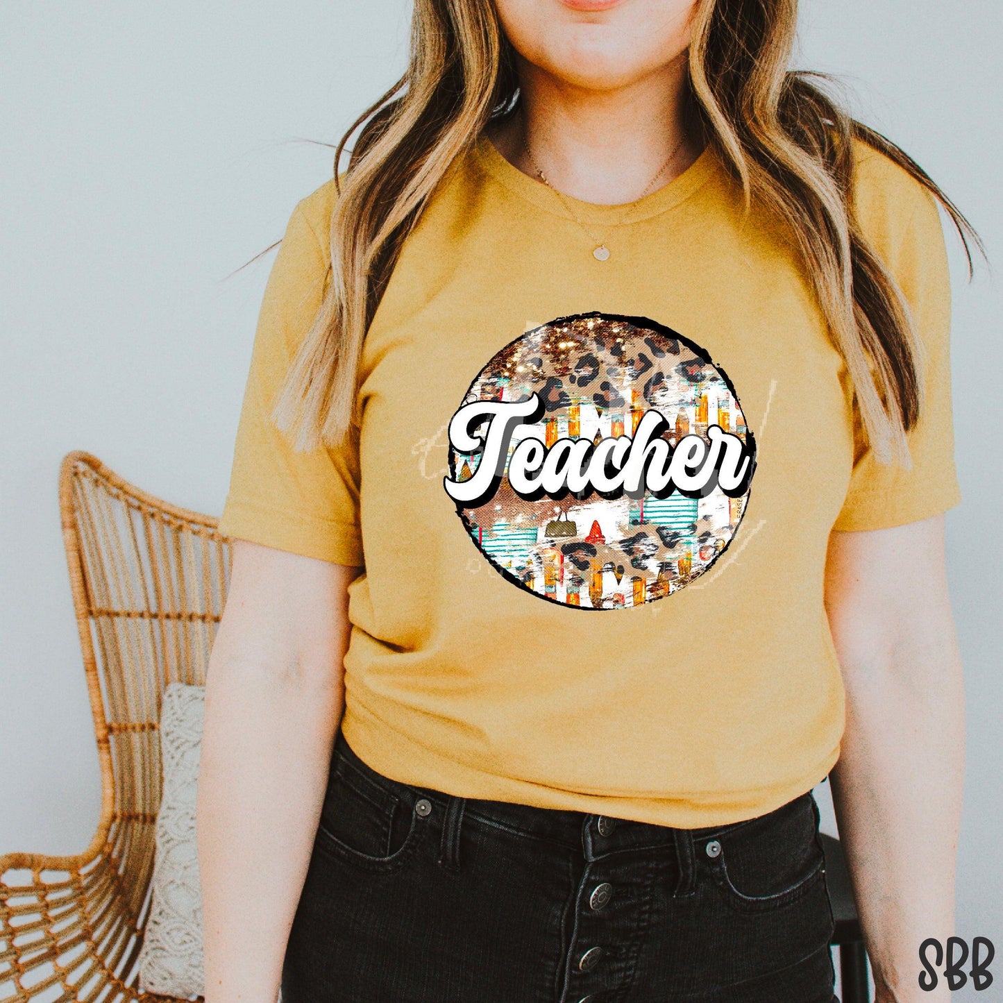 Teacher Circle DTF Transfer