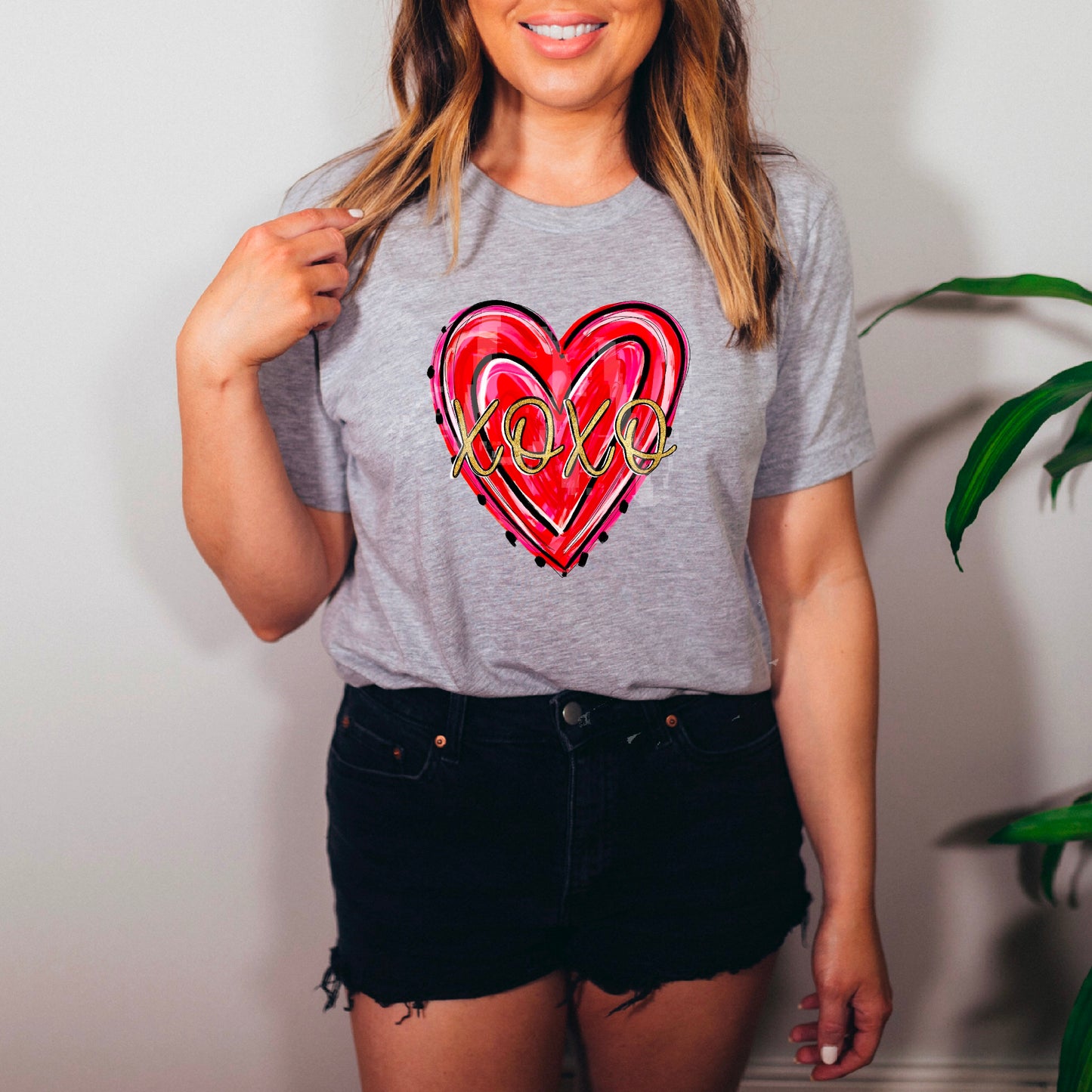 Xoxo Heart DTF Transfer