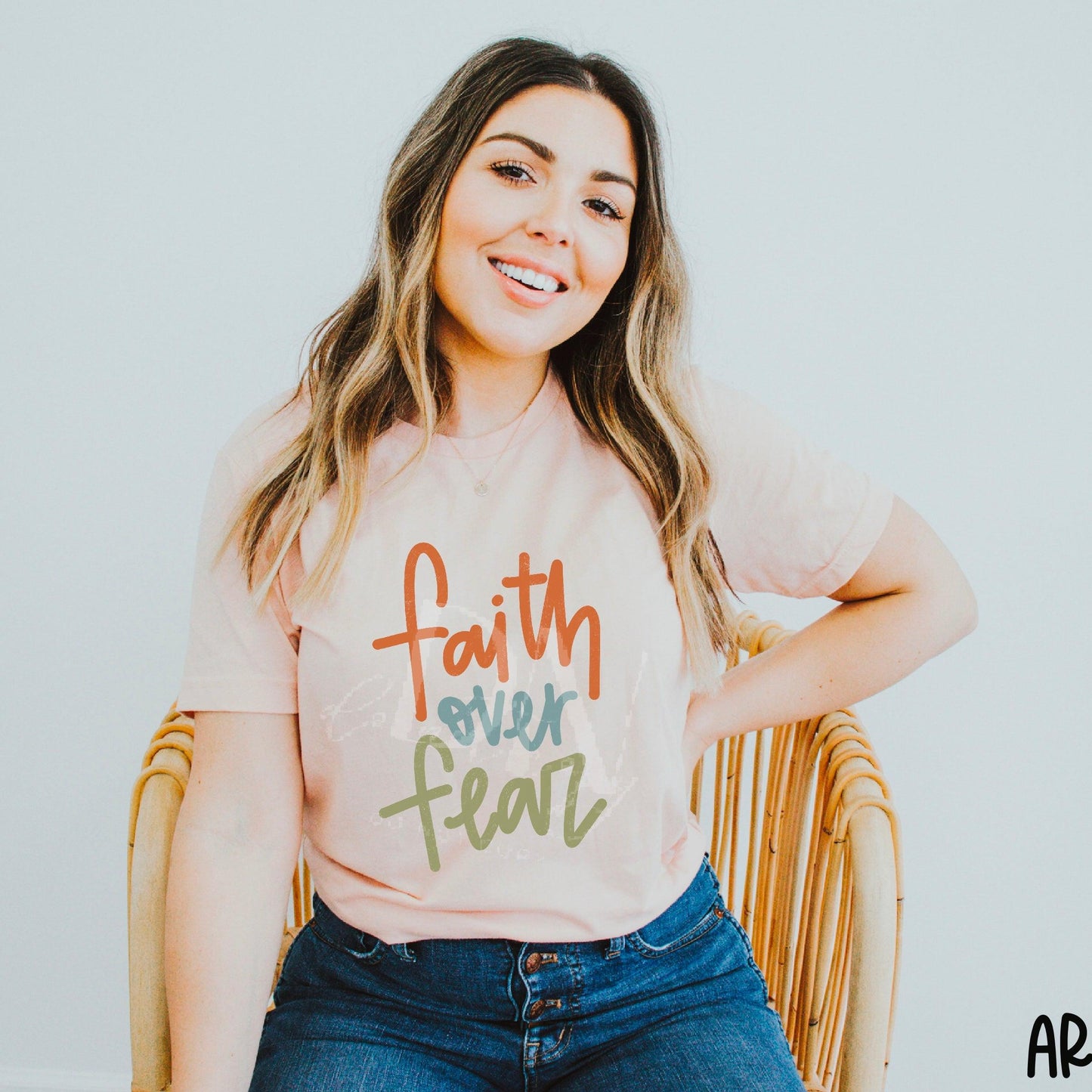 Faith Over Fear DTF Transfer