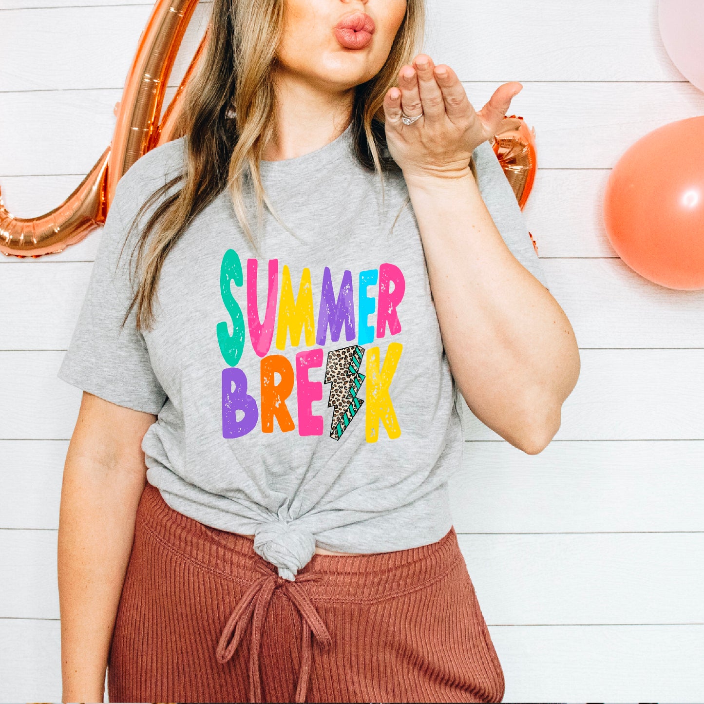 Summer Break Bolt DTF Transfer