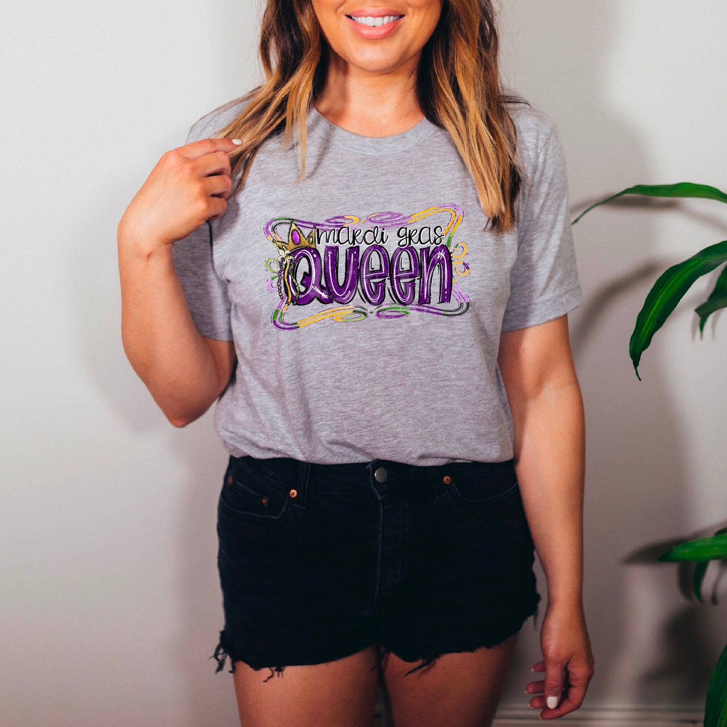 Mardi Gras Queen DTF Transfer