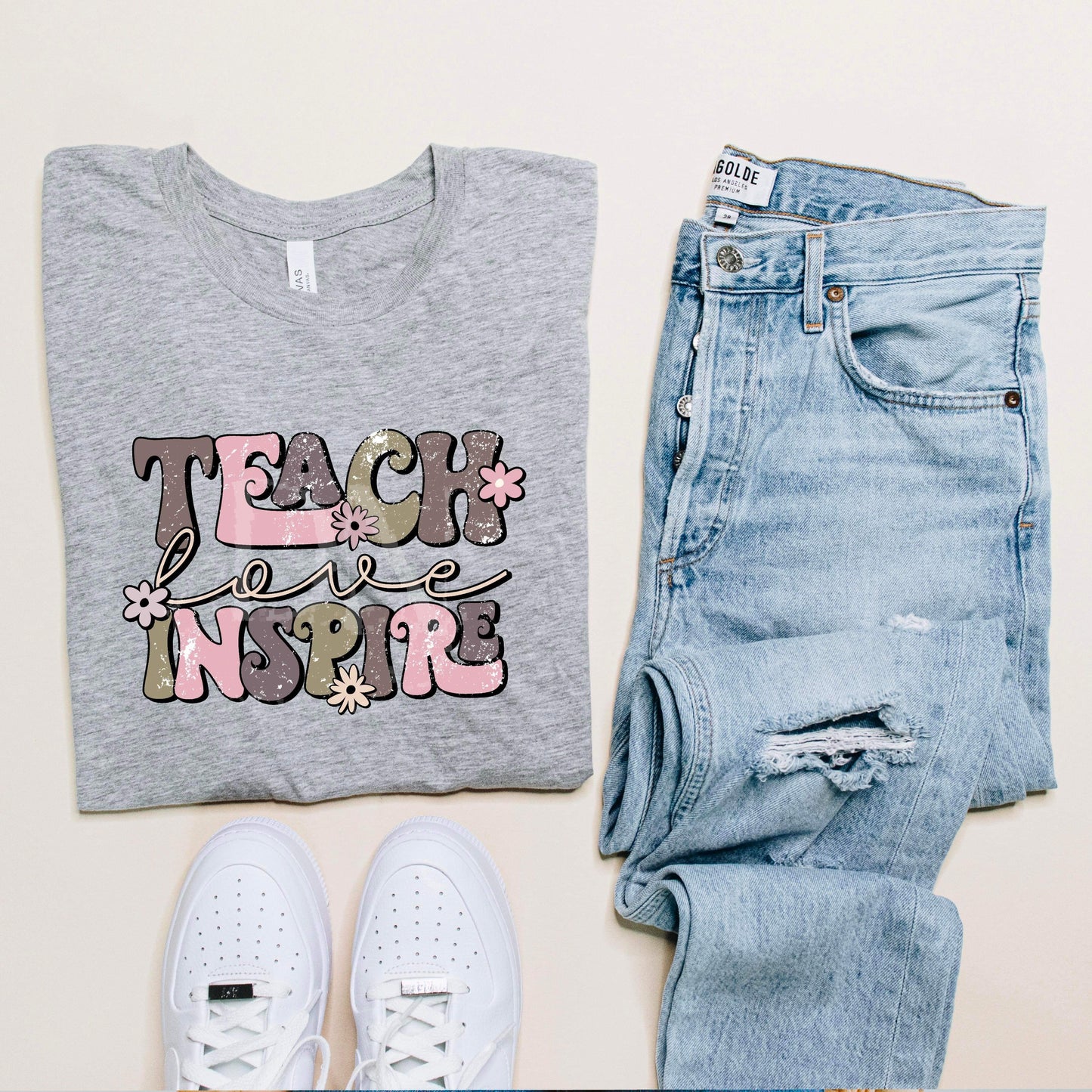 Teach Love Inspire DTF Transfer