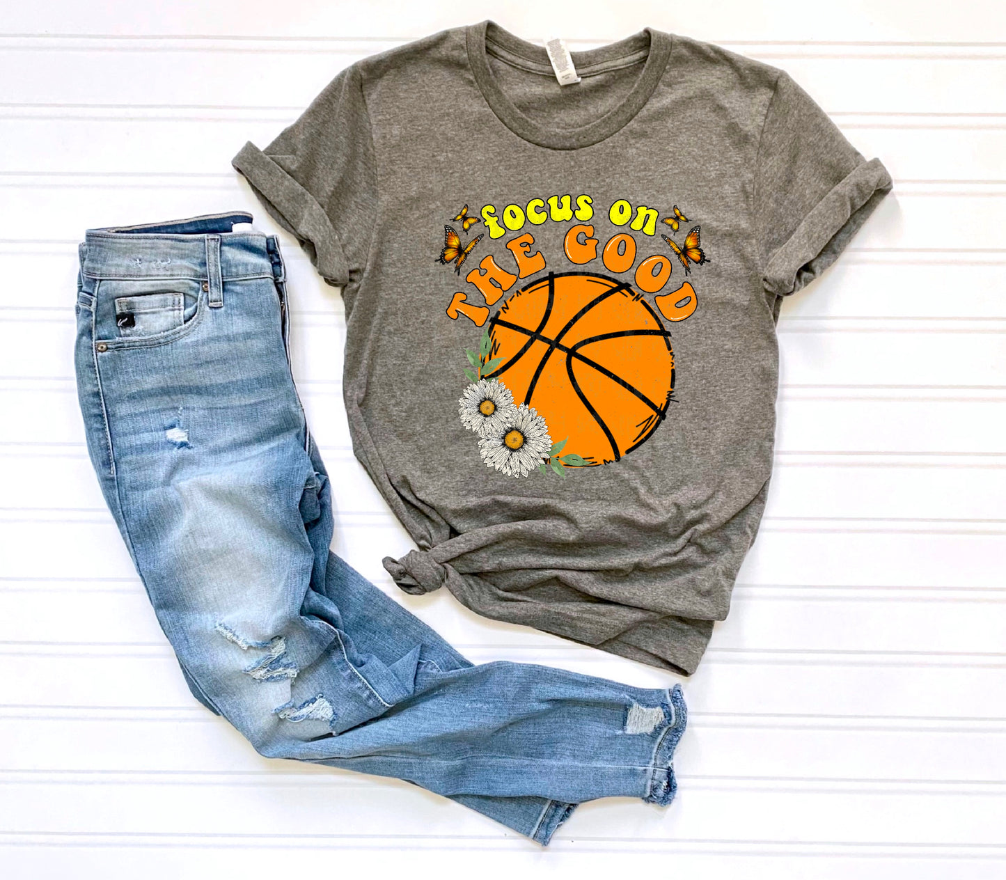 Focus On The Good Basketball DTF Transfer