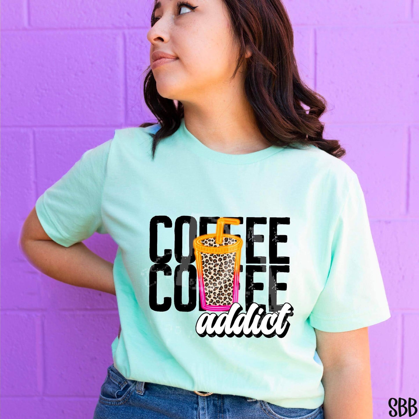 Coffee Coffee Addict DTF Transfer