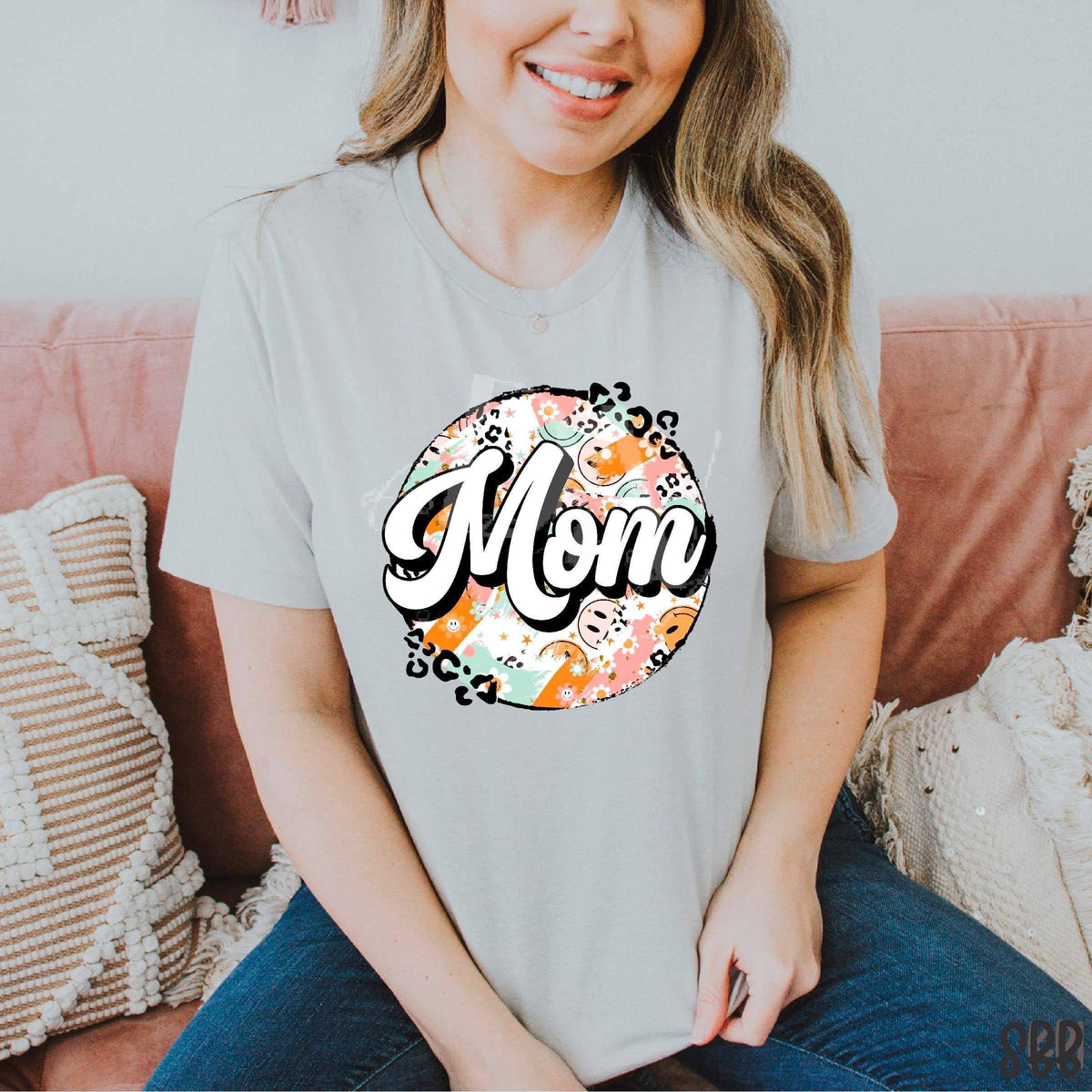 Mom Circle DTF Transfer