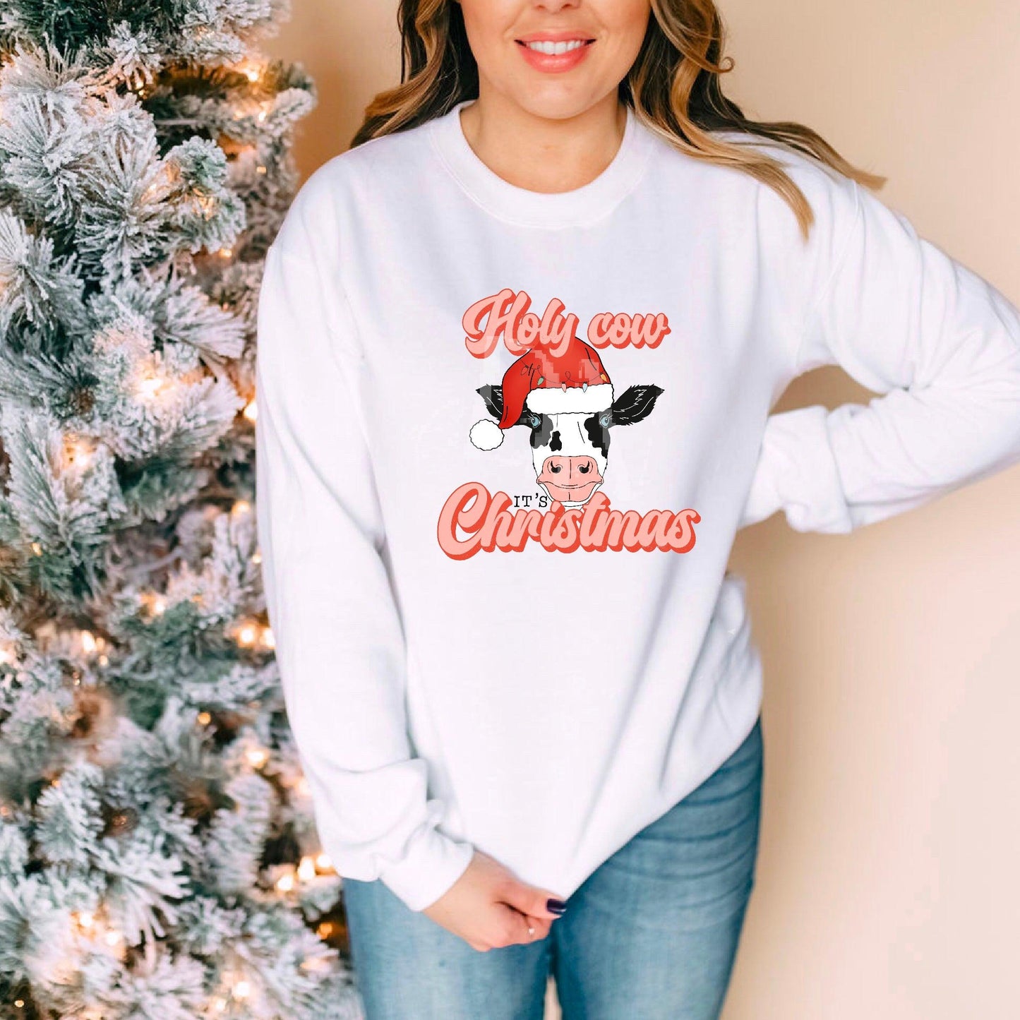 Holy Cow It’s Christmas DTF Transfer