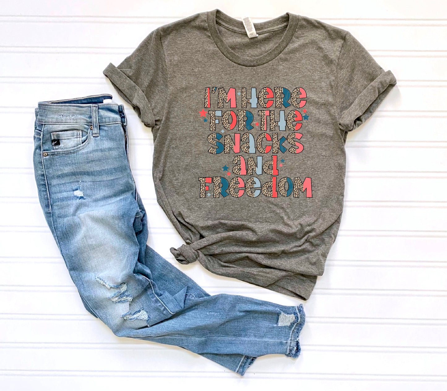 Snacks and Freedom DTF Transfer