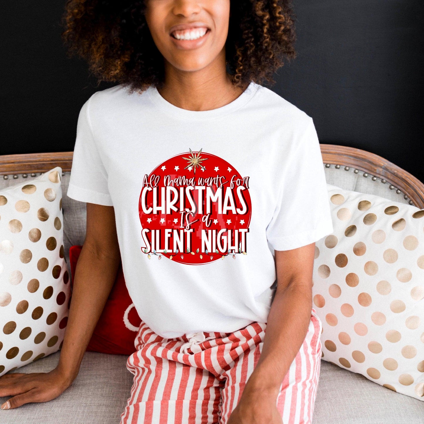 Mama Wants A Silent Night DTF Transfer