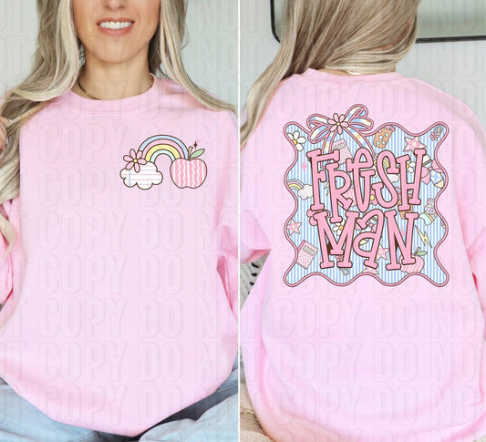 Freshman Seersucker Front/Back DTF Transfer
