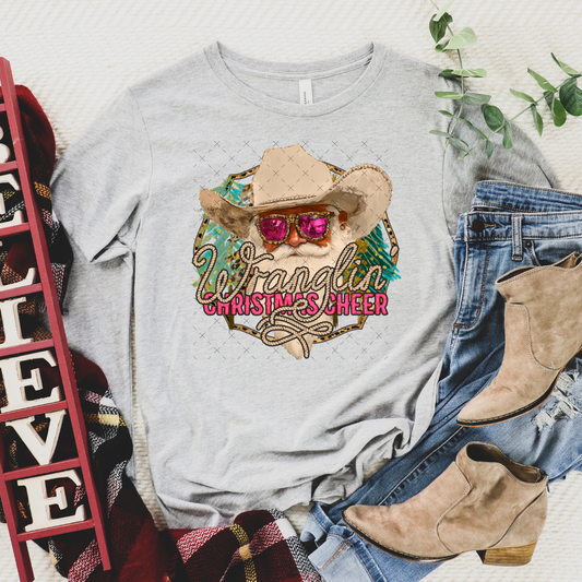 Wranglin' Christmas Cheer DTF Transfer