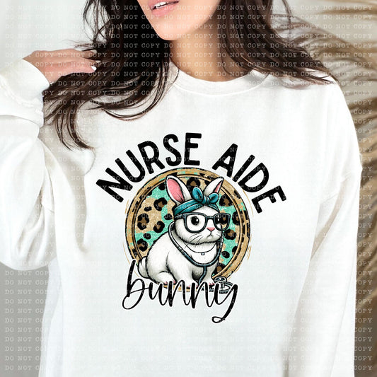 Nurse Aide Bunny DTF Transfer