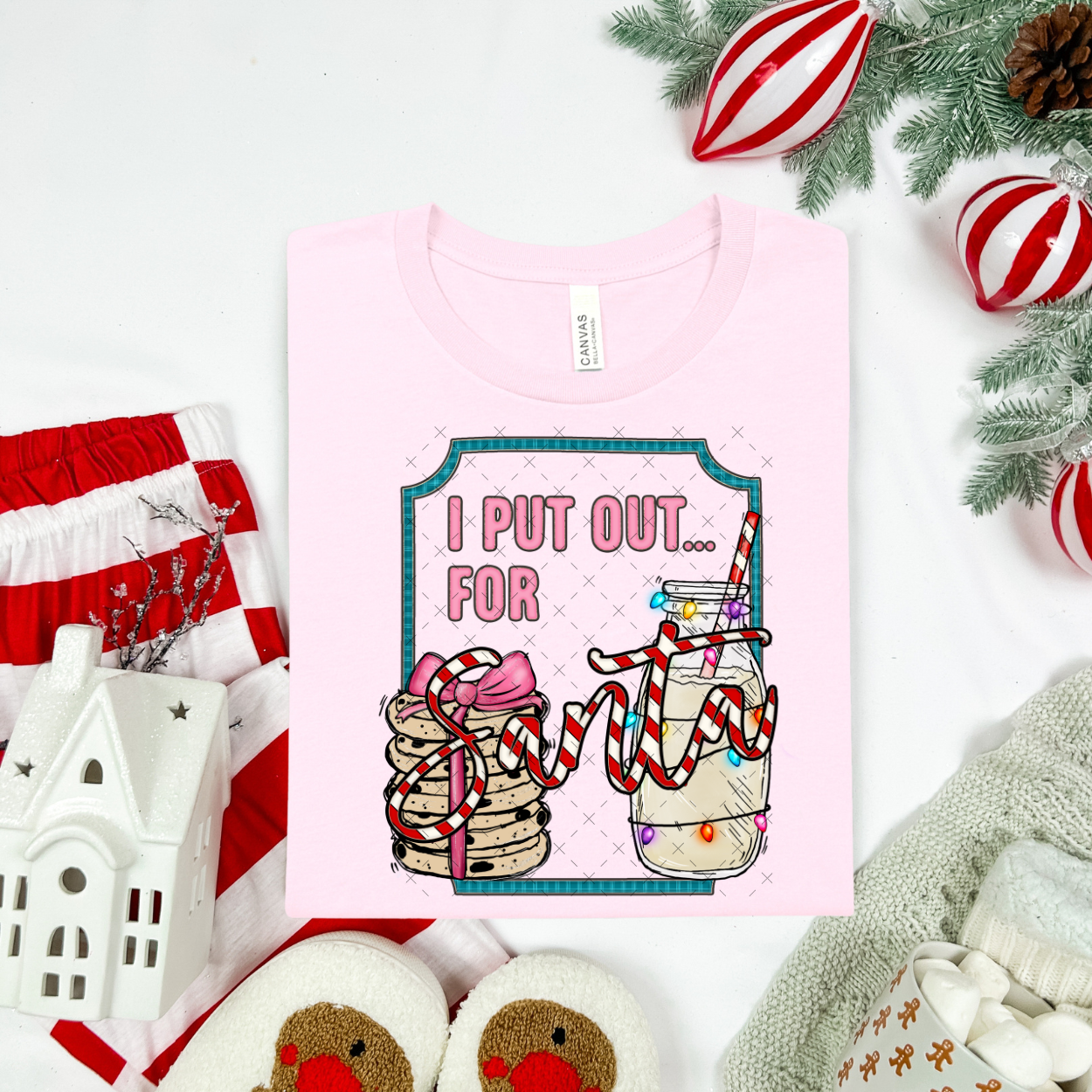 I Put Out For Santa DTF Transfer