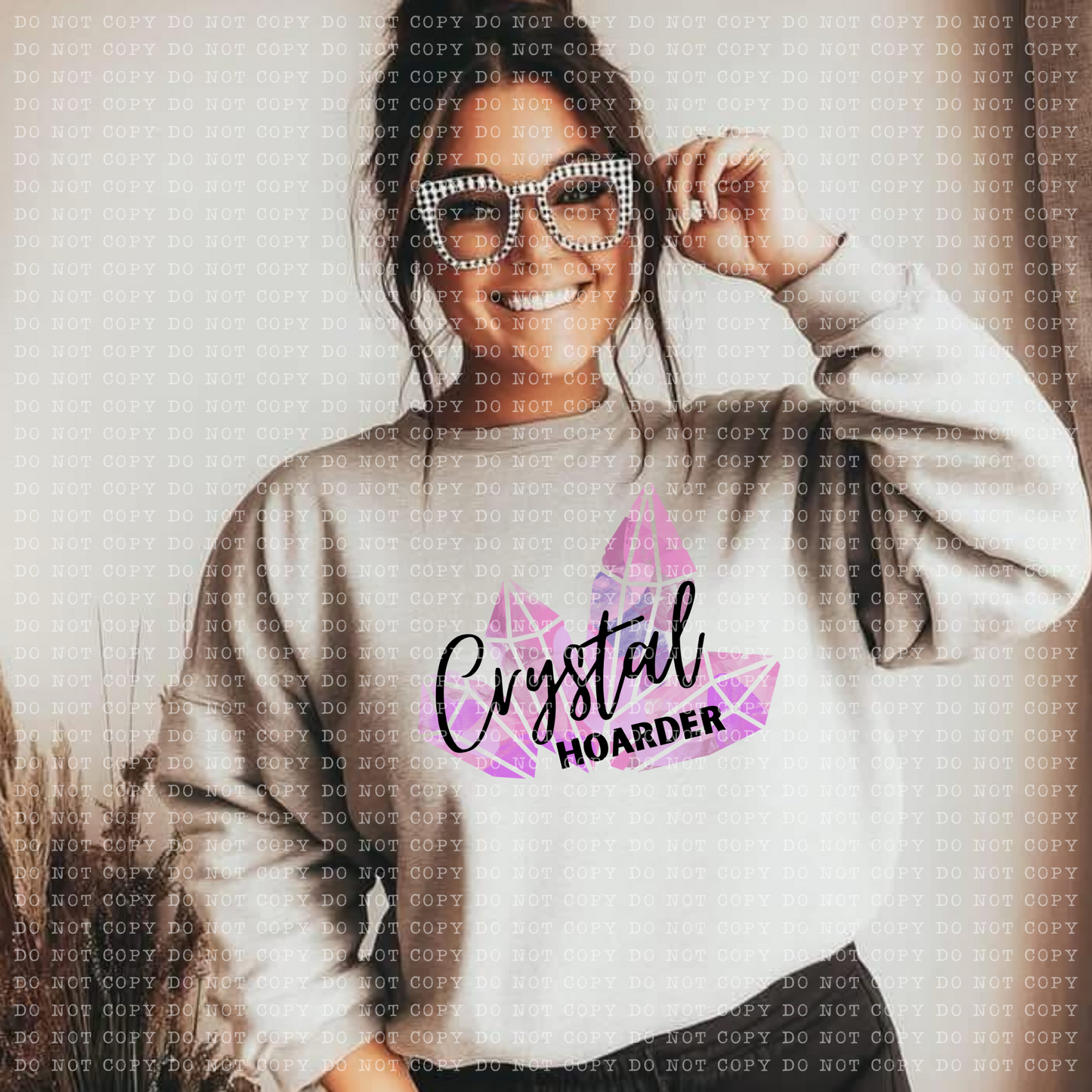 Crystal Hoarder DTF Transfer