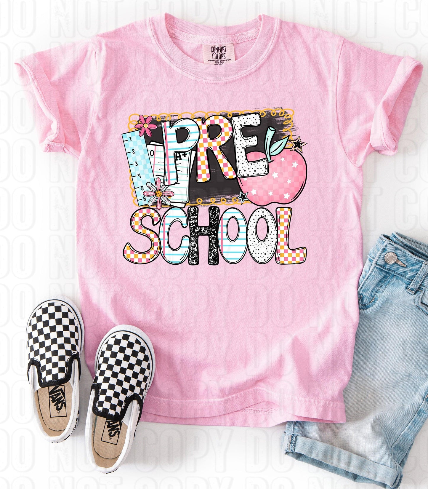 B2S Apple Pre-school DTF Transfer