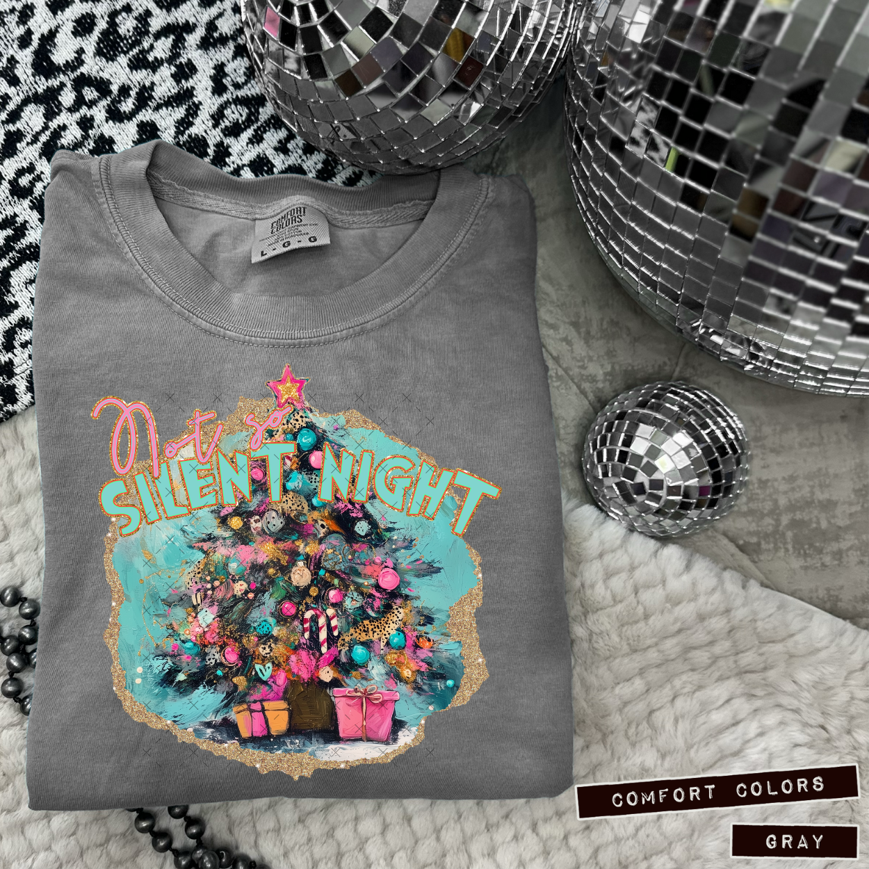 Not So Silent Night DTF Transfer