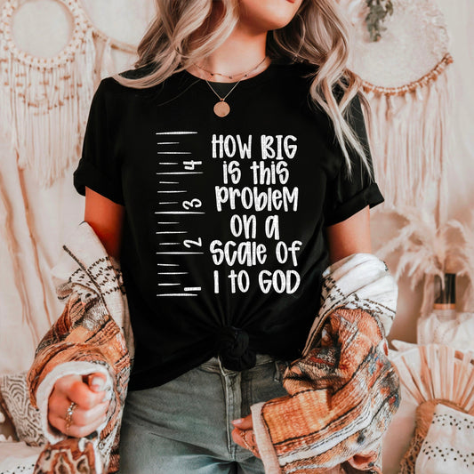 1 To God White DTF Transfer
