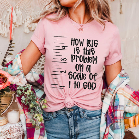 1 To God Black DTF Transfer