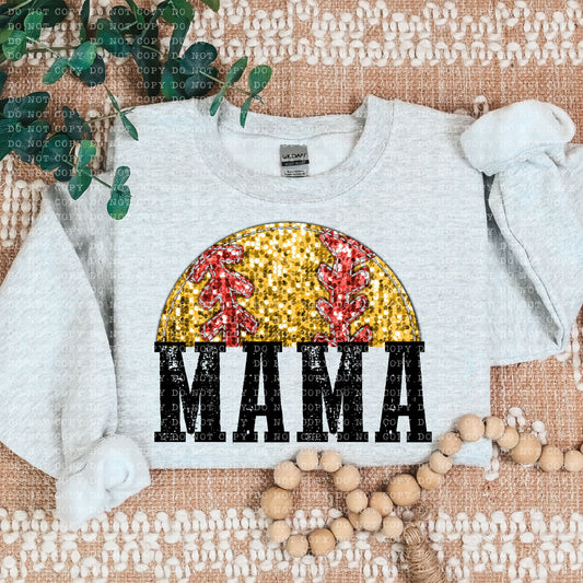 Softball Mama DTF Transfer