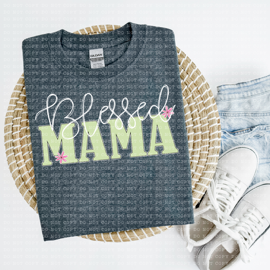 Blessed Mama DTF Transfer
