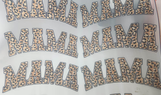 Leopard Mama DTF Gang Sheet RTS (10 adult transfers)