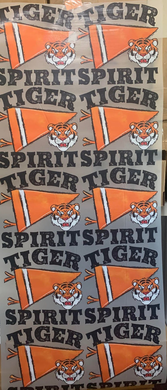 Tiger Pennant Orange Spirit RTS ( 10 adult transfers)