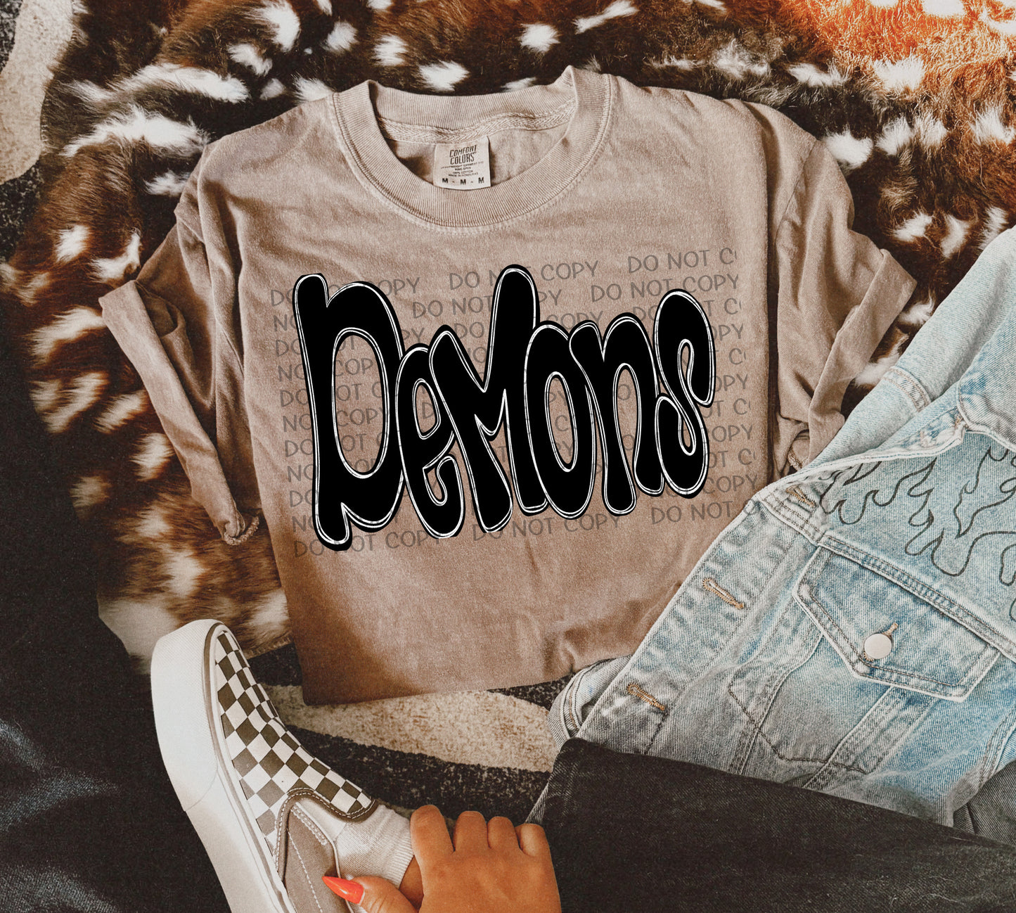 Funky Doodle Mascots DTF Transfer