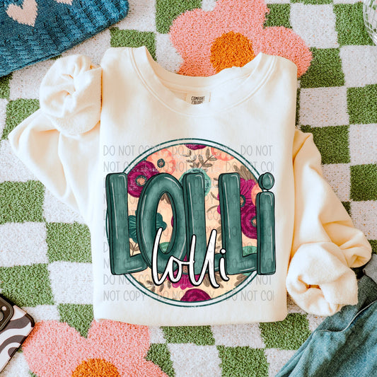 Lolli Floral DTF Transfer