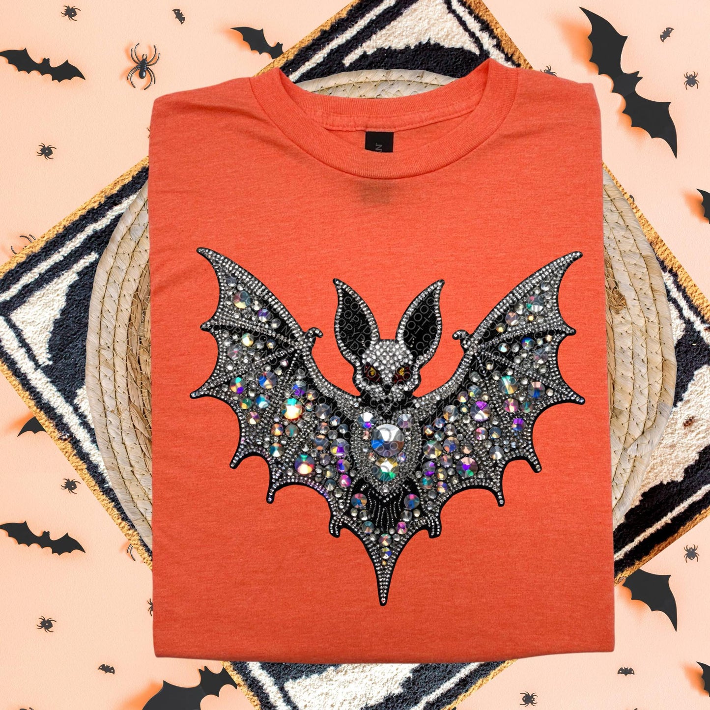 Bat Sequined DTF Transfer