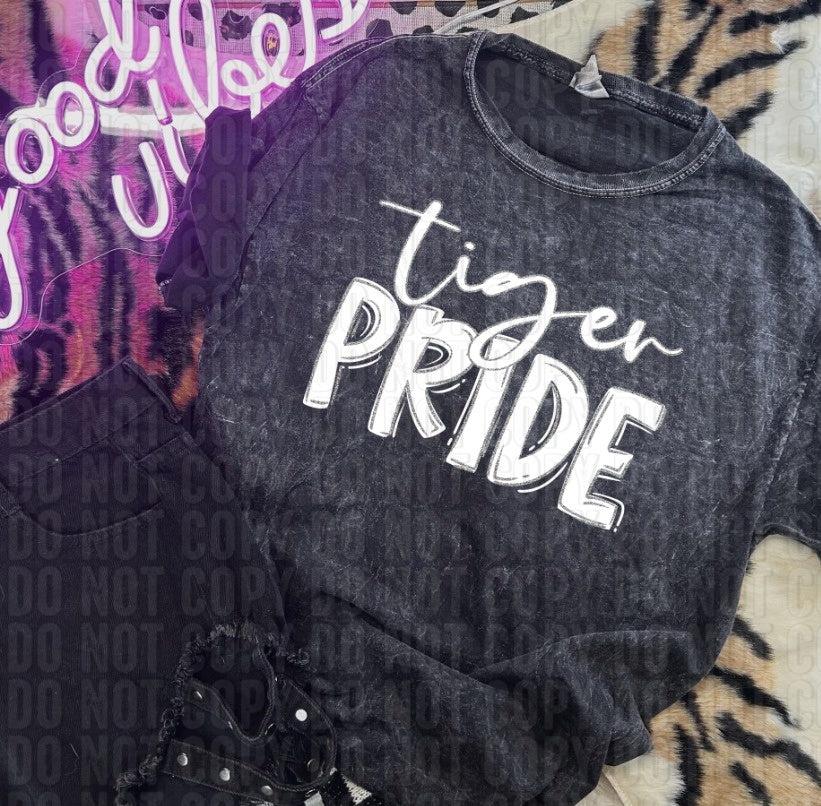 Tiger Pride White DTF Transfer