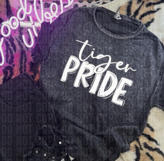 Tiger Pride White DTF Transfer