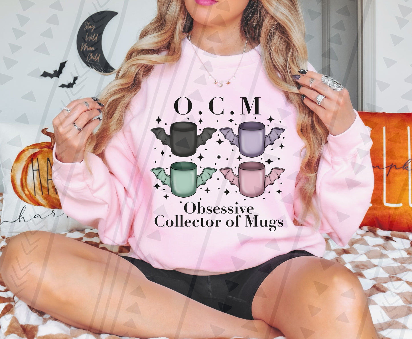 OCM Halloween Mugs DTF Transfer