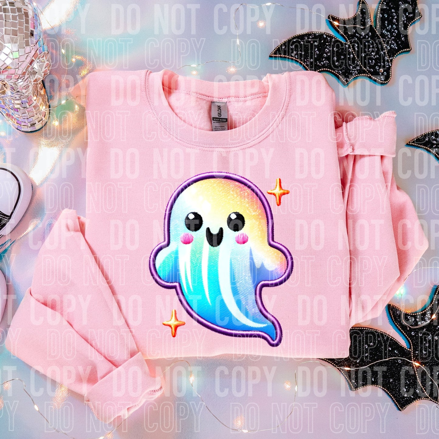 Holographic Kid Ghostie DTF Transfer