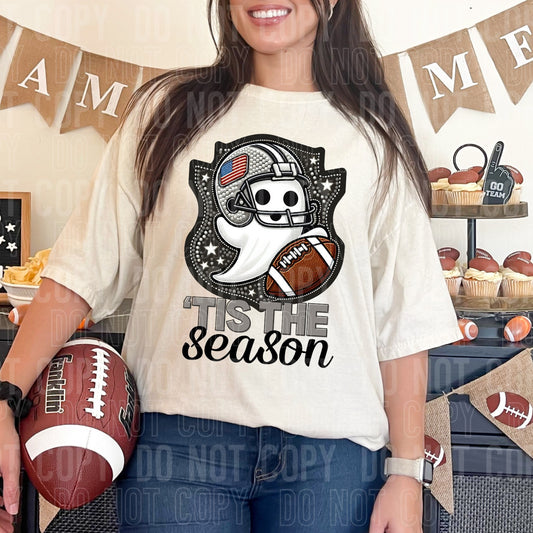 Tis The Season Football Ghostie DTF Transfer