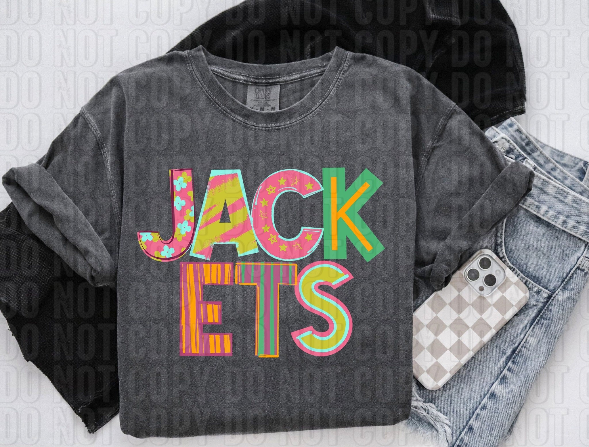 Jackets Pattern Play Mascots DTF Transfer – K&M Designs