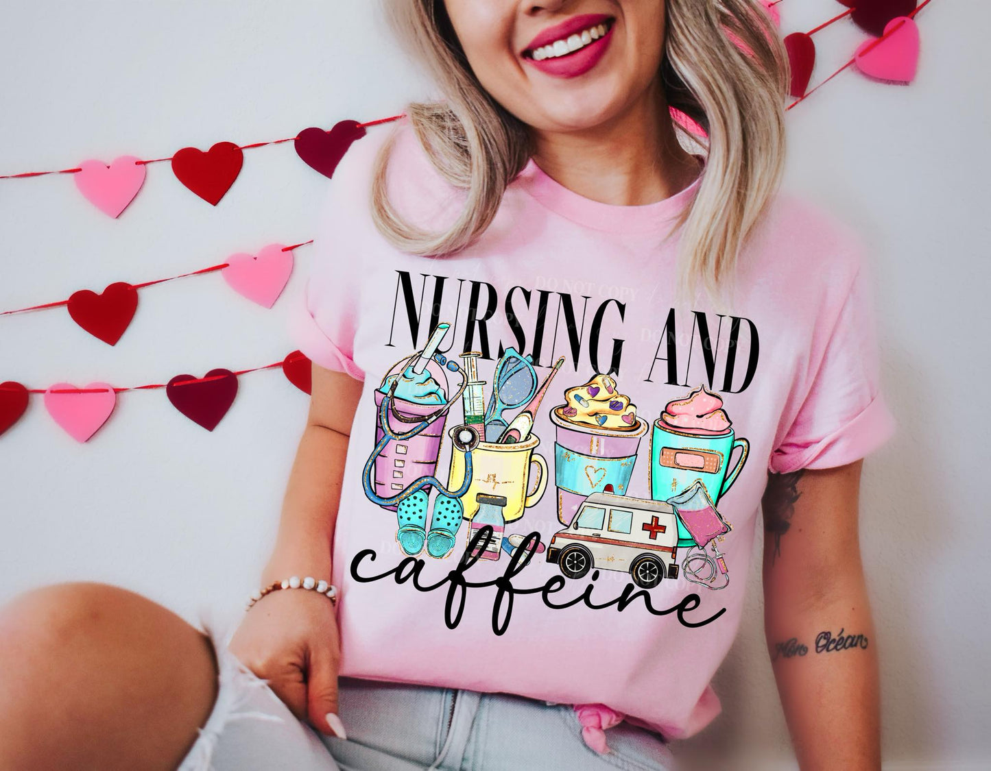 Nursing And Caffeine DTF Transfer