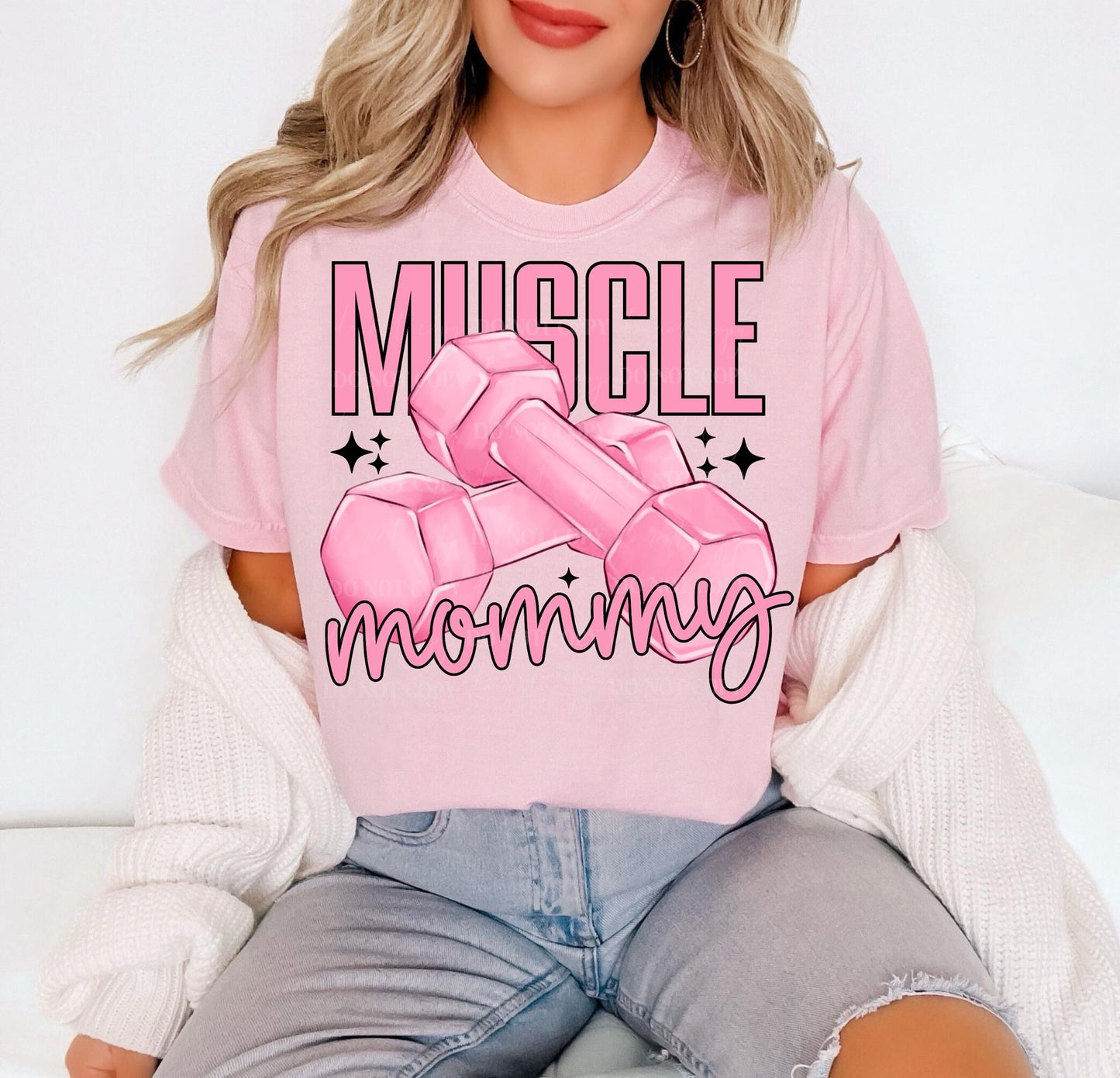 Muscle Mommy DTF Transfer