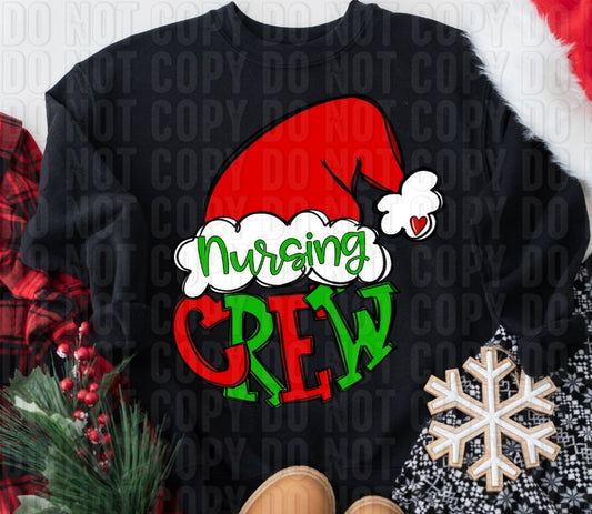 Nursing Crew Christmas DTF Transfer