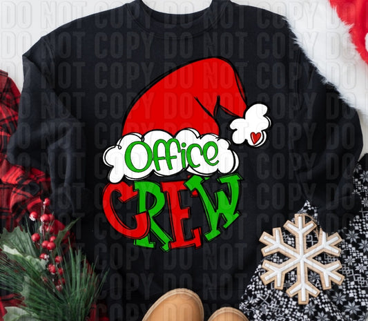 Office Crew Christmas DTF Transfer