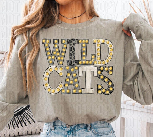 Wildcats - Bright Light Leopard DTF Transfer