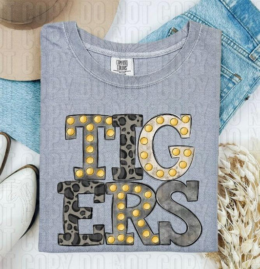 Tigers - Bright Light Leopard DTF Transfer
