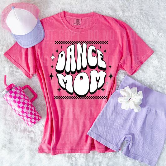 Dance Mom Checker DTF Transfer