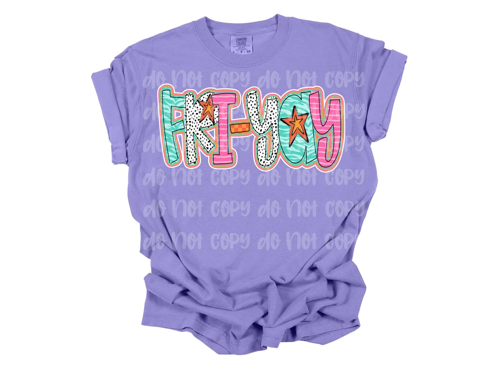 Fri-yay Preppy Doodle DTF Transfer