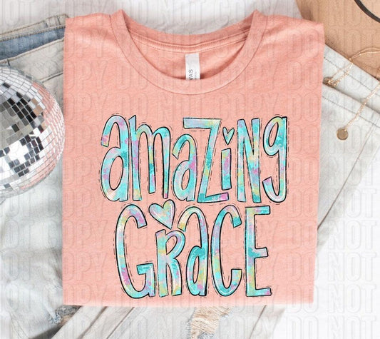 Amazing Grace DTF Transfer