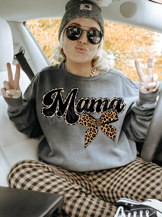 Mama Coquette Leopard DTF Transfer
